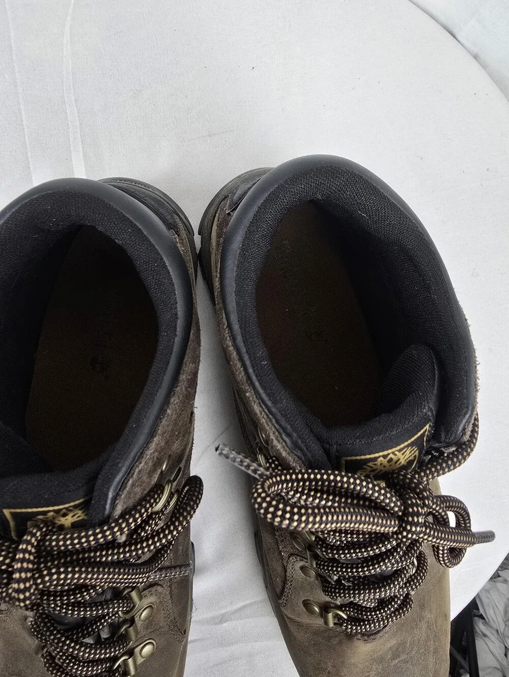 Timberland Brown Leather Lace-Up Men's Hiking Trail Work Boots Sz 10.5W